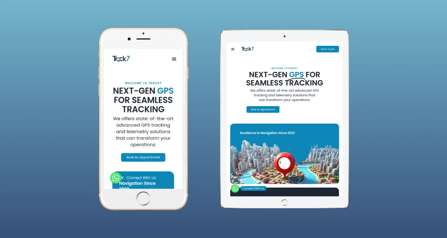 WordPress Website Design & Development for Track7GPS